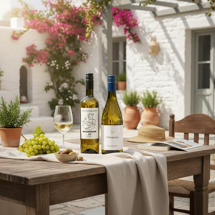 Greek White Wine Discovery Duo