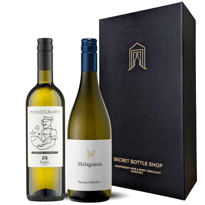 Greek White Wine Discovery Duo Gift Boxed 
