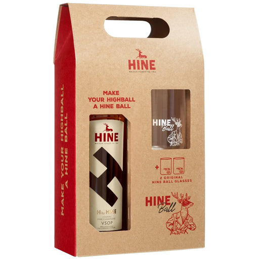 H By Hine VSOP 2 Glass Gift Set