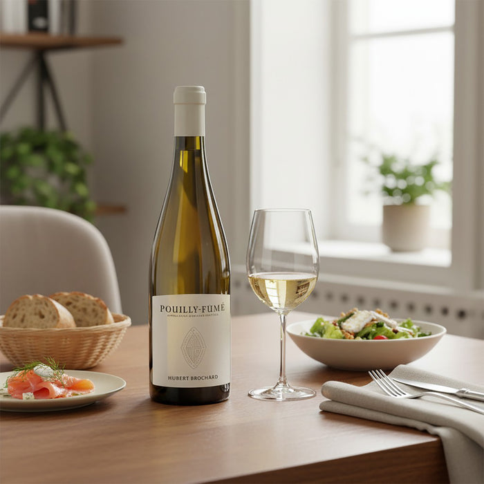 Hubert Brochard Pouilly Fume With A Light Lunch