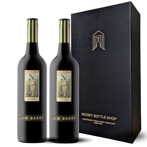 2x75cl Jim Barry Cover Drive in a Secret Bottle Shop branded gift box.