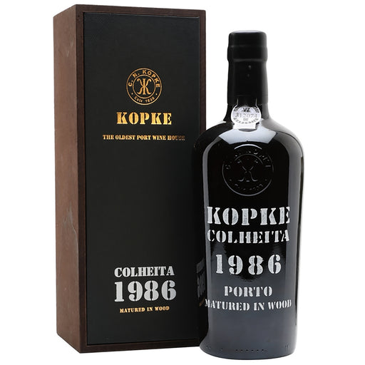 Kopke Colheita Port 1986 Gift Boxed