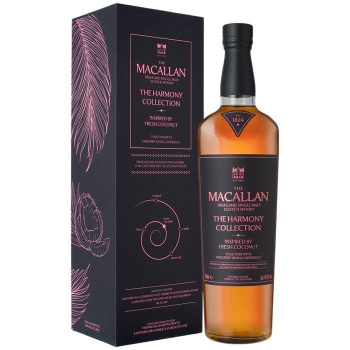 Macallan Harmony Collection 6 Inspired By Fresh Coconut Whisky Gift Boxed