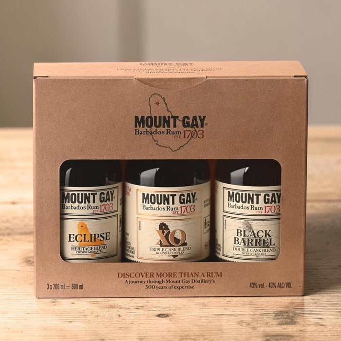 Mount Gay Rum Discovery Gift Pack 3x20cl