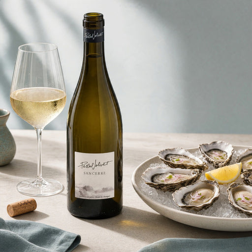 Pascal Jolivet Sancerre Blanc with oysters. 