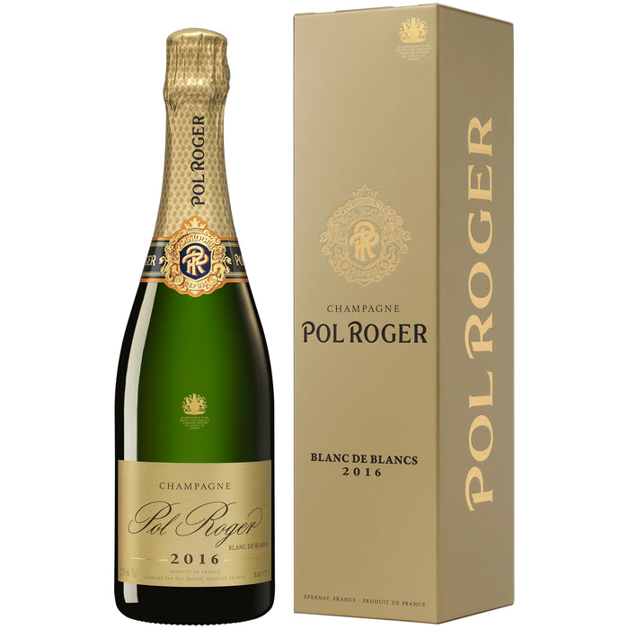 Pol Roger Blanc De Blancs 2016 Vintage Champagne Gift Boxed