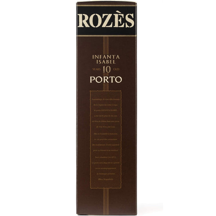 Rozes 10 Year Old Tawny Port Gift Box Back
