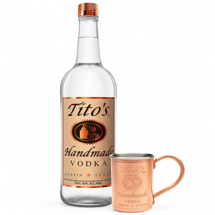 Tito's Vodka & Copper Mug 70cl