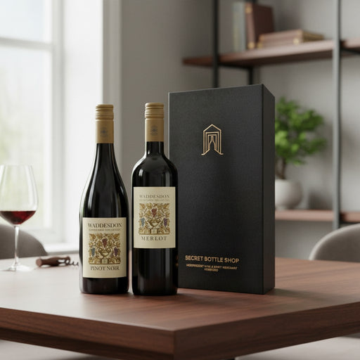 Waddesdon Rothschild Merlot Pinot Noir French Red Wine Duo with box