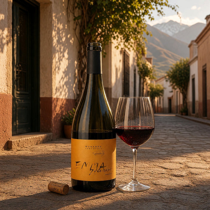 Zuccardi Emma Bonarda in the streets of Mendoza