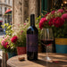 Zuccardi Tito Malbec Cabernet Franc outside a flower shop
