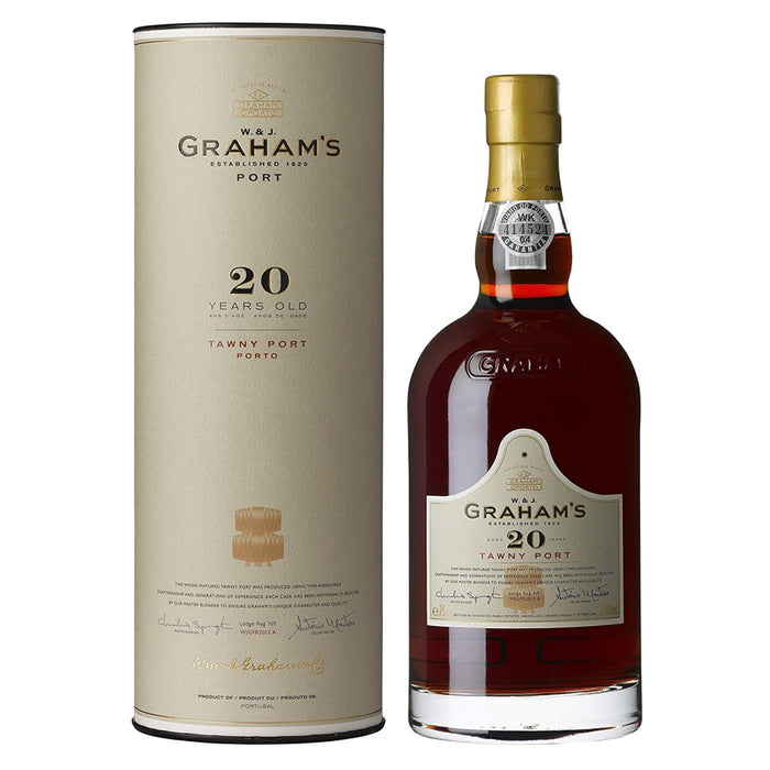 Graham's 20 Year Old Tawny Port In Branded Gift Tube 75cl