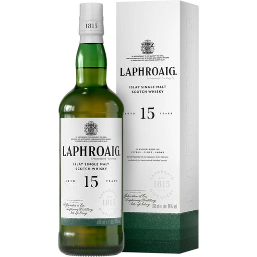 Laphroaig 15 Year Old Single Malt Whisky Gift Boxed