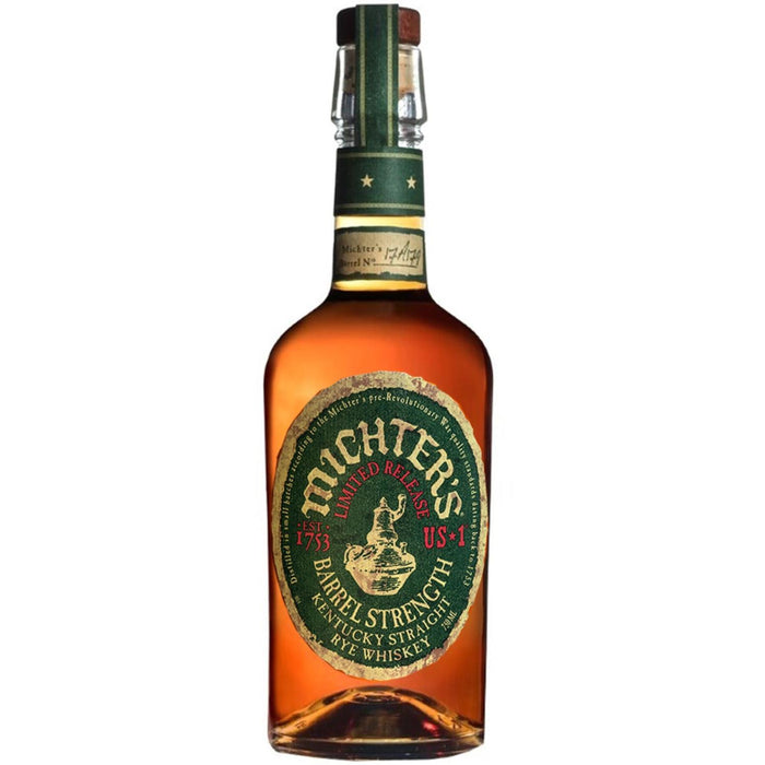 Michter's Barrel Strength Straight Rye Whiskey 2022 Release