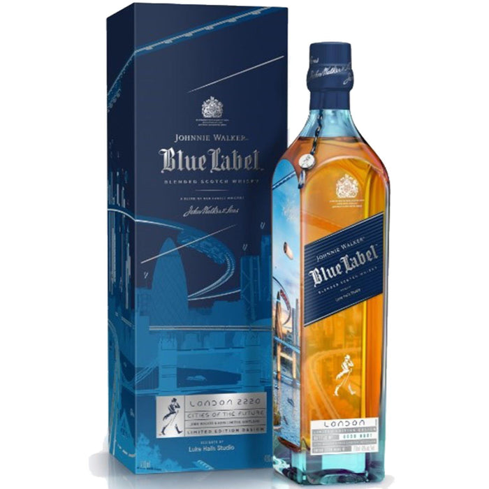 Johnnie Walker Blue Label Cities Of The Future London Edition 2220 Whisky Gift Boxed
