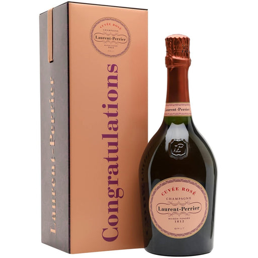 Laurent-Perrier Rose Champagne In Congratulations Tin