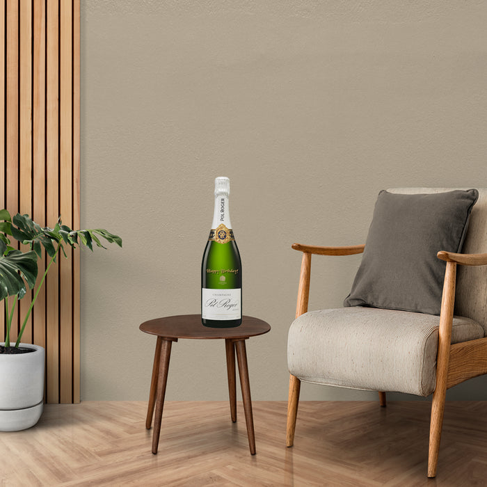 Pol Roger Brut Champagne Happy Birthday Engraved