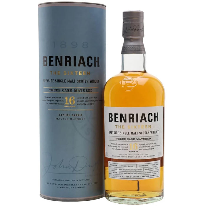 Benriach The Sixteen 16 Year Old Whisky Gift Boxed