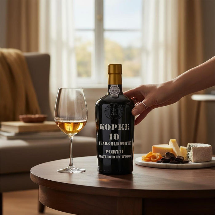 Kopke 10 Year Old White Port With Cheese