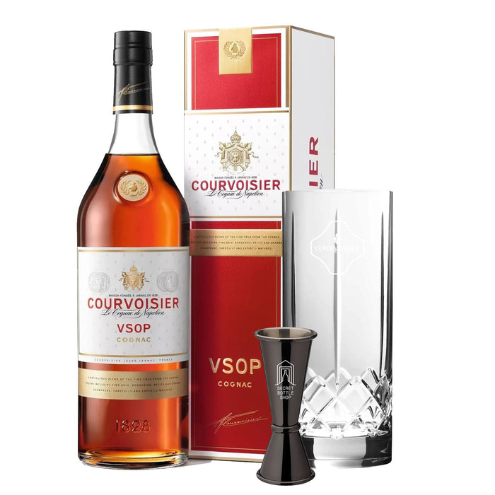 Courvoisier VSOP Cognac Glass & Jigger Gift Set