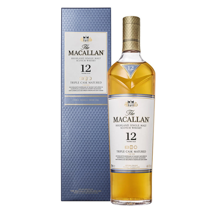 Macallan 12 Year Old Triple Cask Whisky 70cl