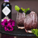 Ben Lomond Blackberry & Gooseberry Gin With Glasses