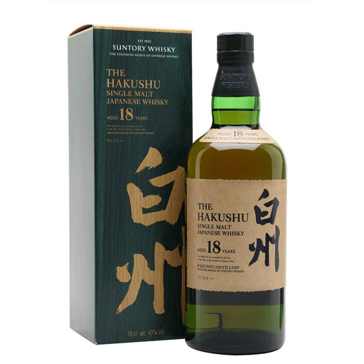 Suntory Hakushu 18 Year Old Whisky Gift Boxed