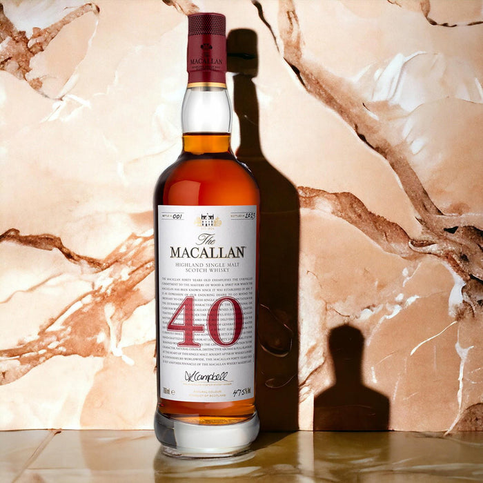Macallan Red Collection 40 Year Old Whisky 70cl