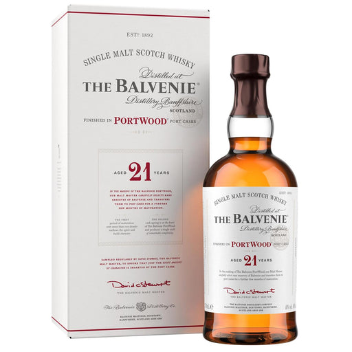 Gift Boxed Balvenie Portwood 21 Year Old Whisky 70cl