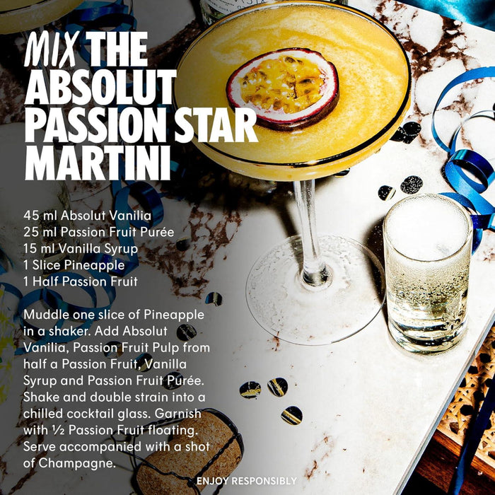 Absolut Passion Star Martini