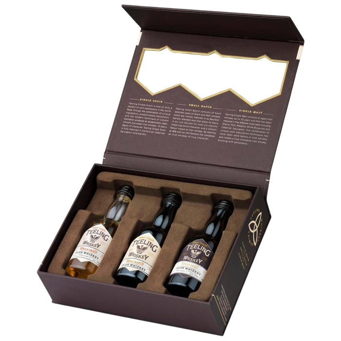 Trinity Whiskey Teeling Whiskey Trinity Miniatures Gift Pack | Next Day Delivery
