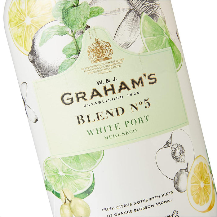Close Up Of Graham's Blend No5 White Port