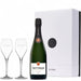 Taittinger Brut Reserve Champagne Two Glass Gift Set 