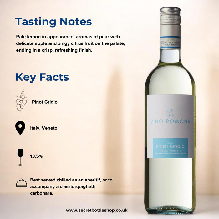 Vino Pomona Pinot Grigio Tasting Notes