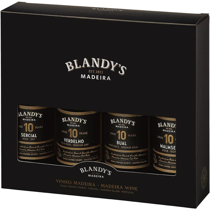 Blandy's 10 Year Old Madeira Tasting Pack Gift Boxed
