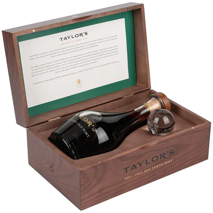 Taylors Very Very Old Tawny Port In Luxury Decanter 75cl