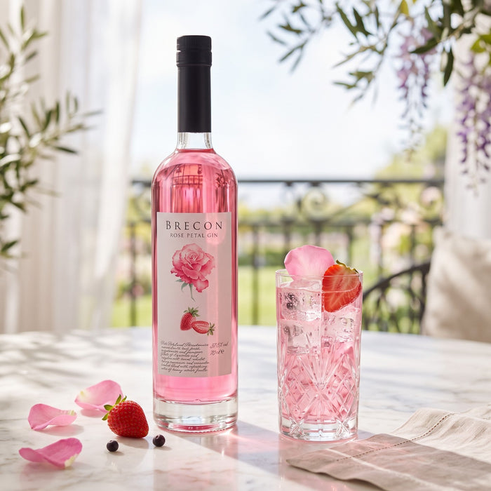 Brecon Rose Petal Gin 70cl