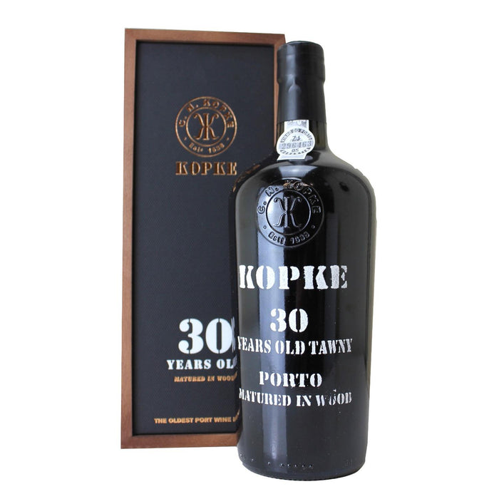 Kopke 30 Year Old Tawny Port In Wooden Gift Box 75cl