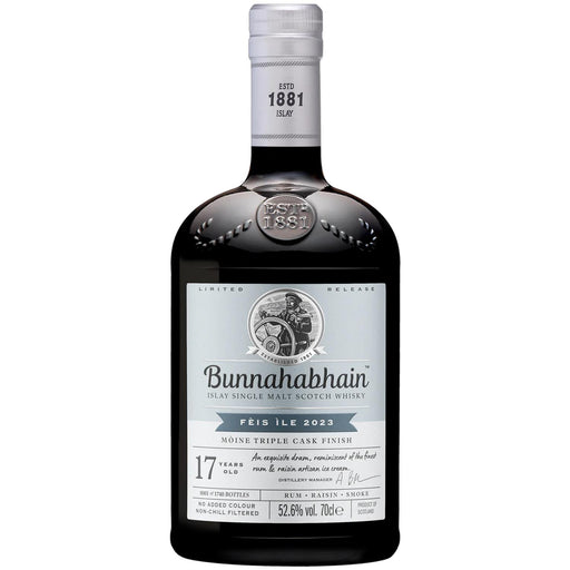 Bunnahabhain Feis Ile 2023 17 Year Old Moine Triple Cask Whisky