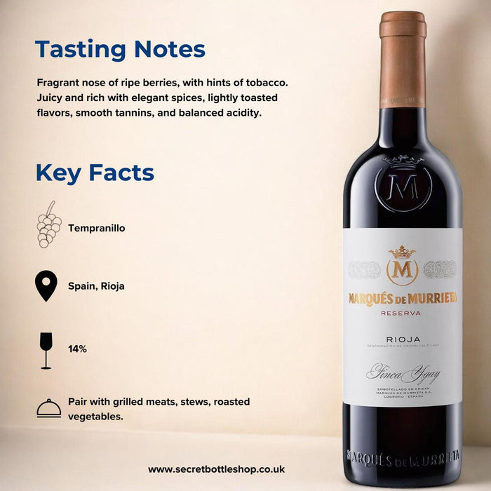Marques De Murrieta Rioja Gift Boxed 75cl