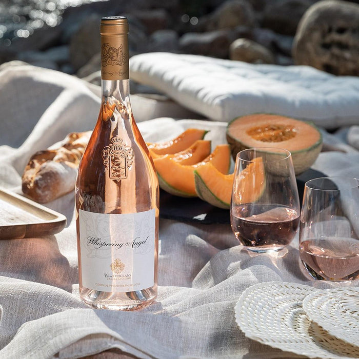 Whispering Angel Rose Happy Mother's Day Engraved 75cl