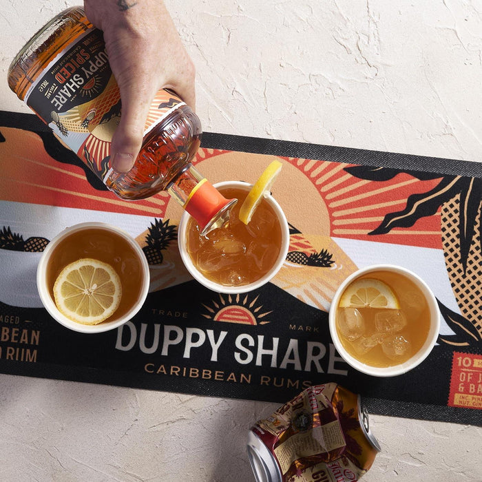 The Duppy Share Spiced - Caribbean Spirit Drink 70cl (ABV 35%) | An Award-Winning Blend Of 2-Year Aged Caribbean Rums | Uniquely Complex Golden Rum | Perfect For Your Favourite Rum Cocktail