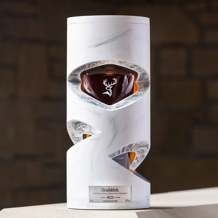 Glenfiddich 40 Year Old Cumulative Time Re-Imagined Of Time Gift Boxed