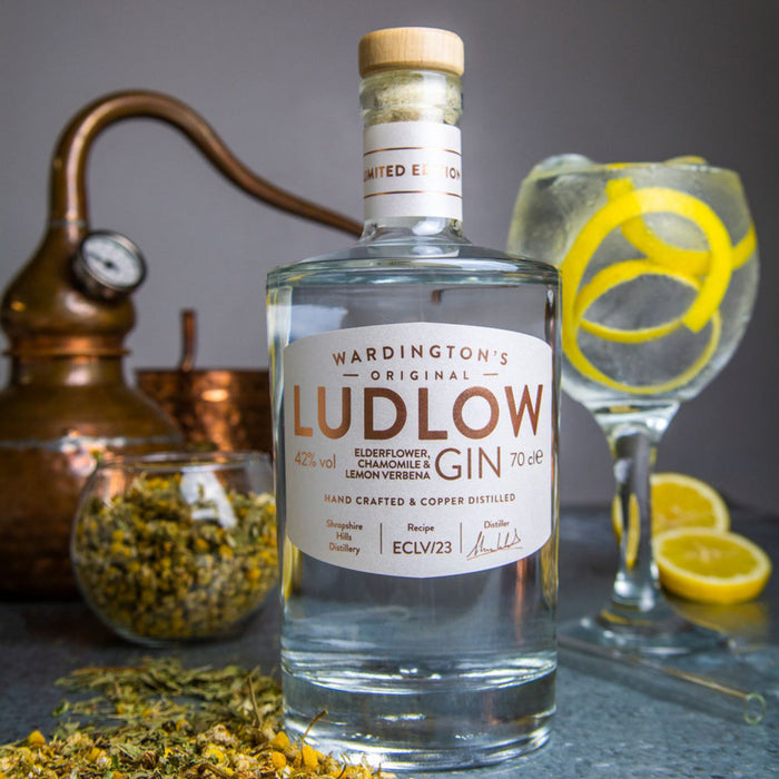 Ludlow Elderflower, Chamomile & Lemon Verbena Gin 70cl 