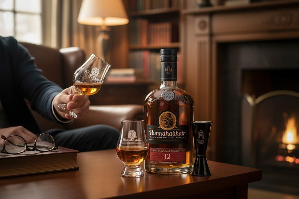 Bunnahabhain 12 Year Old Whisky Glass Gift Set 70cl