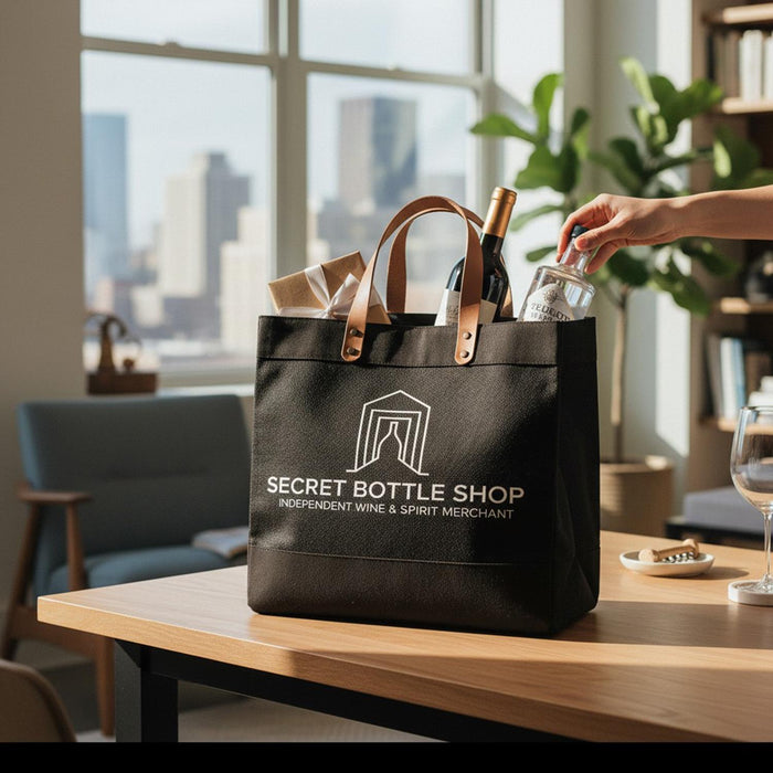 Secret Bottle Shop Luxury Large Jute Shopping Bag