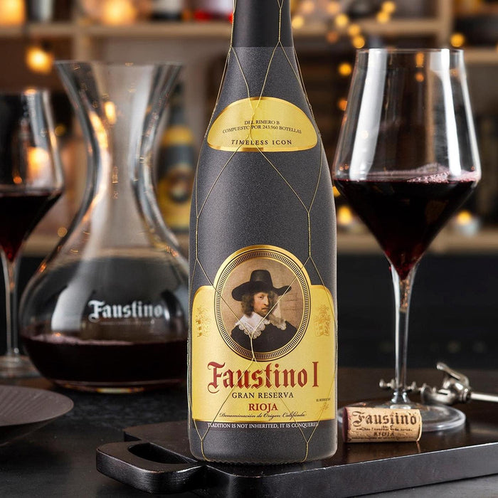 Faustino 1 Rioja & Wine Stopper 75cl