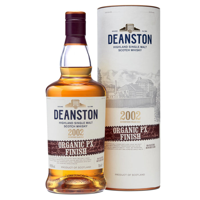 Deanston 2002 - 17 Year Old - Organic PX Cask Finish Whisky 70cl 