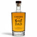 Cheers To The Best Dad Engraved Spiced Rum