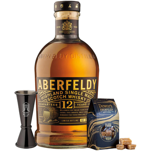 Aberfeldy 12 Year Old Whisky With Fudge & Jigger